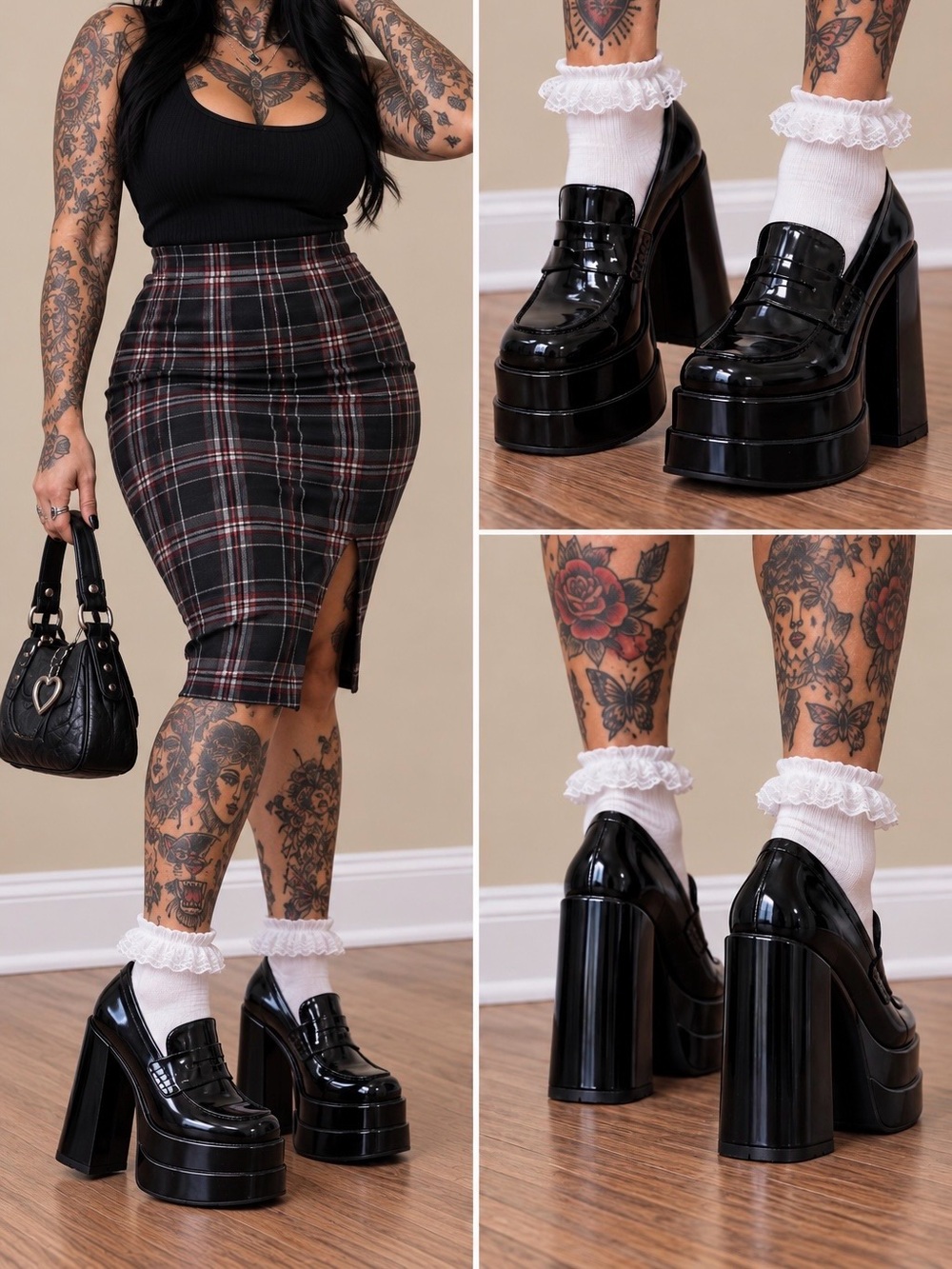 Forever 21 Platform Penny Loafers